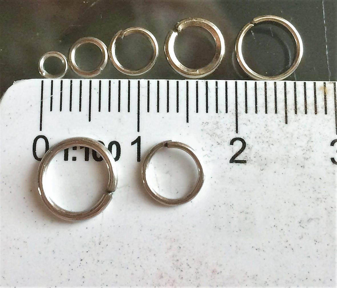  D-FLIFE Jump Rings for Jewelry Making Kit, 1200 pcs