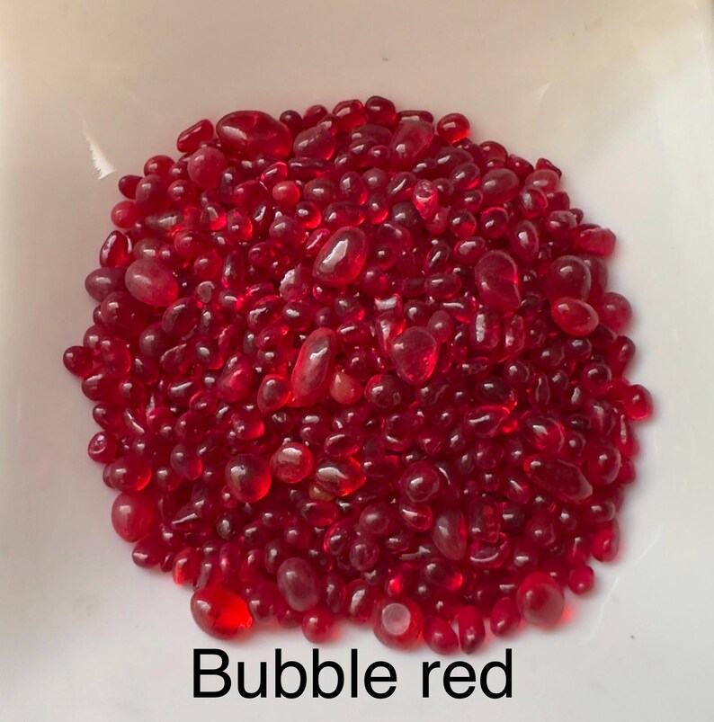 Irregular no hole beads Chameleon Stone nail beads 3D Nail Rhinestone Small Nail Art Decorations, holo beads Bubble red