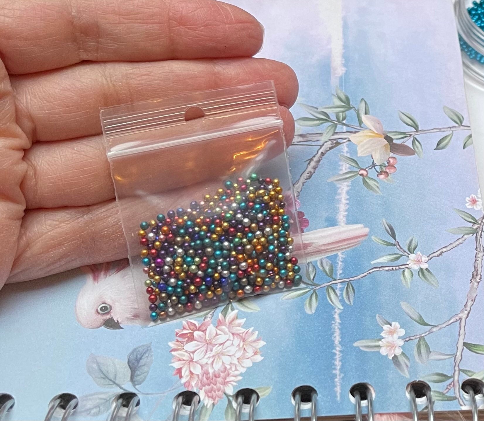 Metallic Glass Micro Beads No Hole 1.5mm2mm Beads Nail Art Etsy