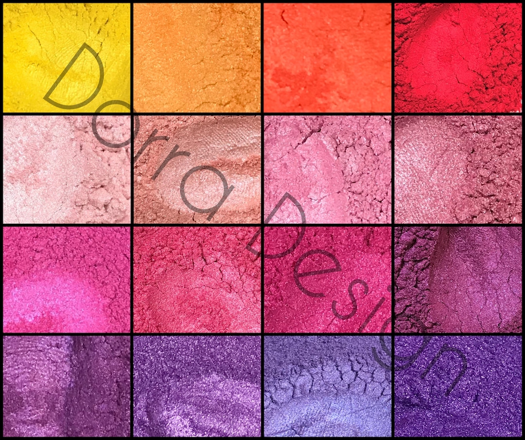 Nature Made Mineral Mica Powder Soap Makeup Lip Gloss Eye Shadow Soap