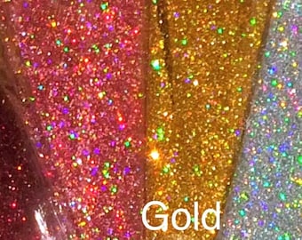 Ultra light Holographic, Iridescent Glitters Powders Laser glitter, Nail art
