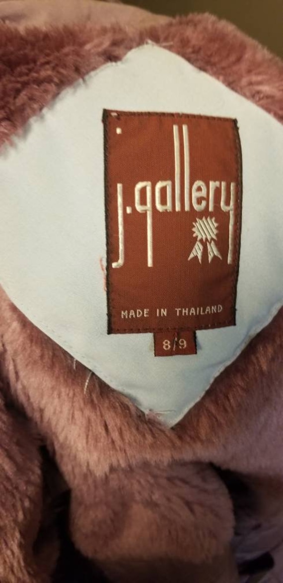 1980's J Gallery trench coat. Trendy Vintage coat… - image 5