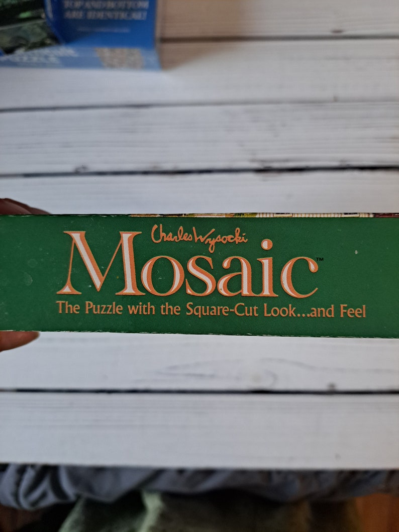Mosaic Puzzle Charles Wysocki Jigsaw Puzzle Milton Bradley 1978 Vintage