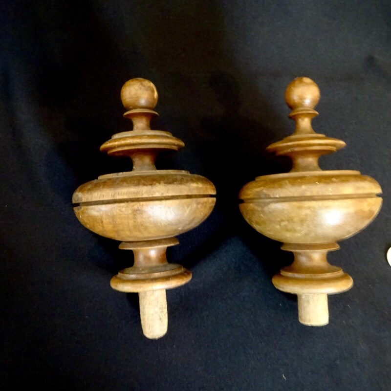 Wood Finials - Etsy