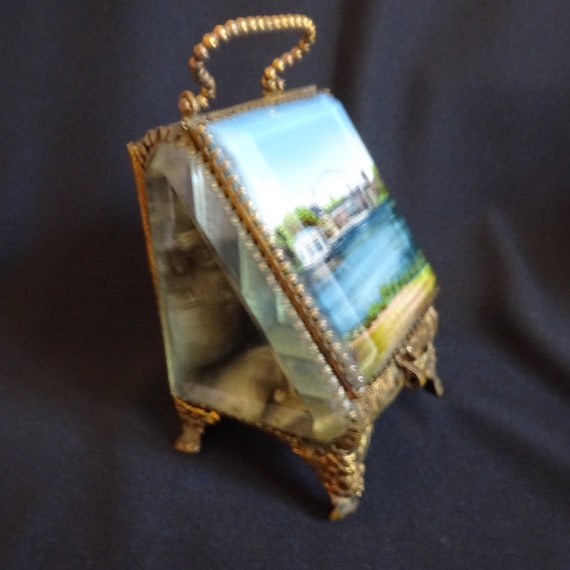 Jewelry Watch Box, Antique Ring Box, Paris France,
