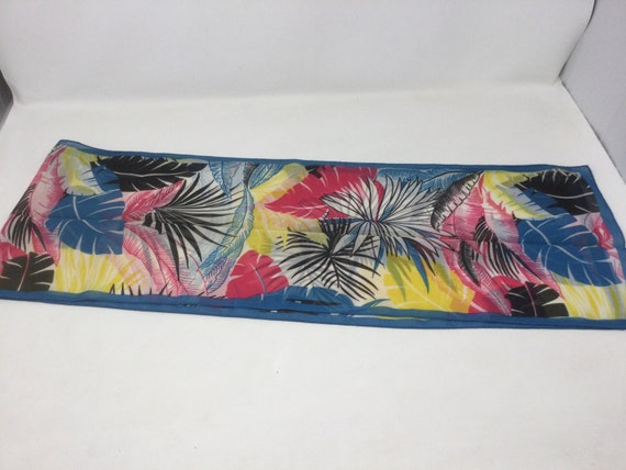 Tropical Bouquet Silk Scarf