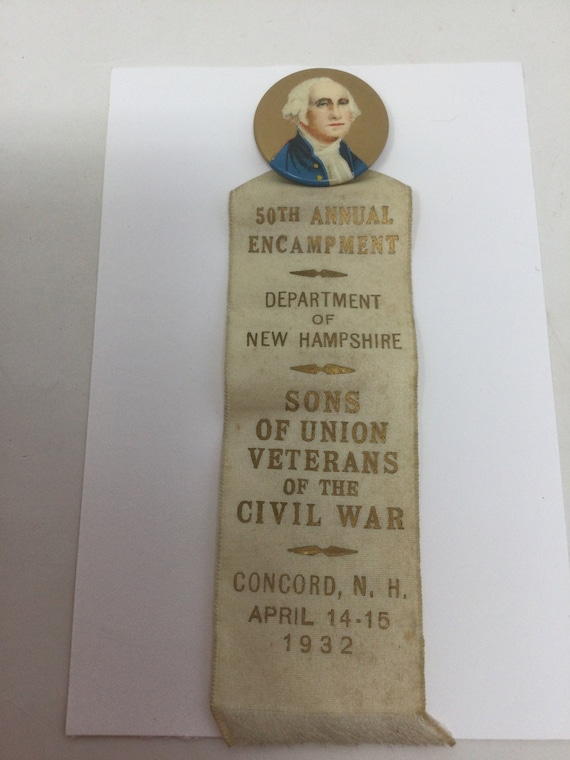 Sons of Union Veterans of The Civil War Pinback B… - image 1