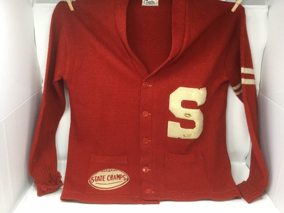 1950’s Wool Sanford Maine High School Varsity Lett