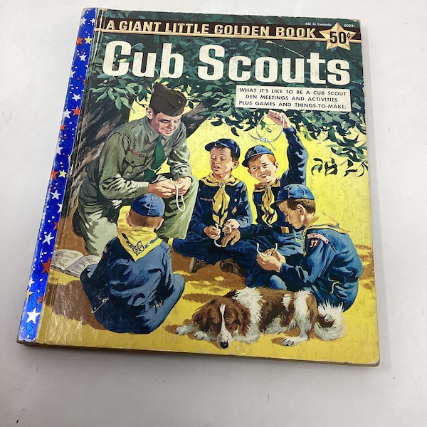 1959 Cub Scouts - A Giant Little Golden Book