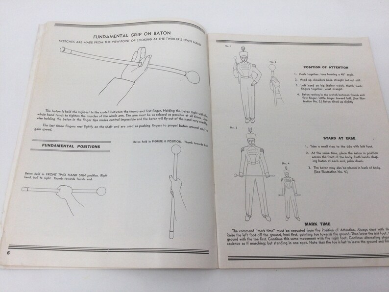 1948 Virginia Page Baton Twirling Instruction Book Etsy