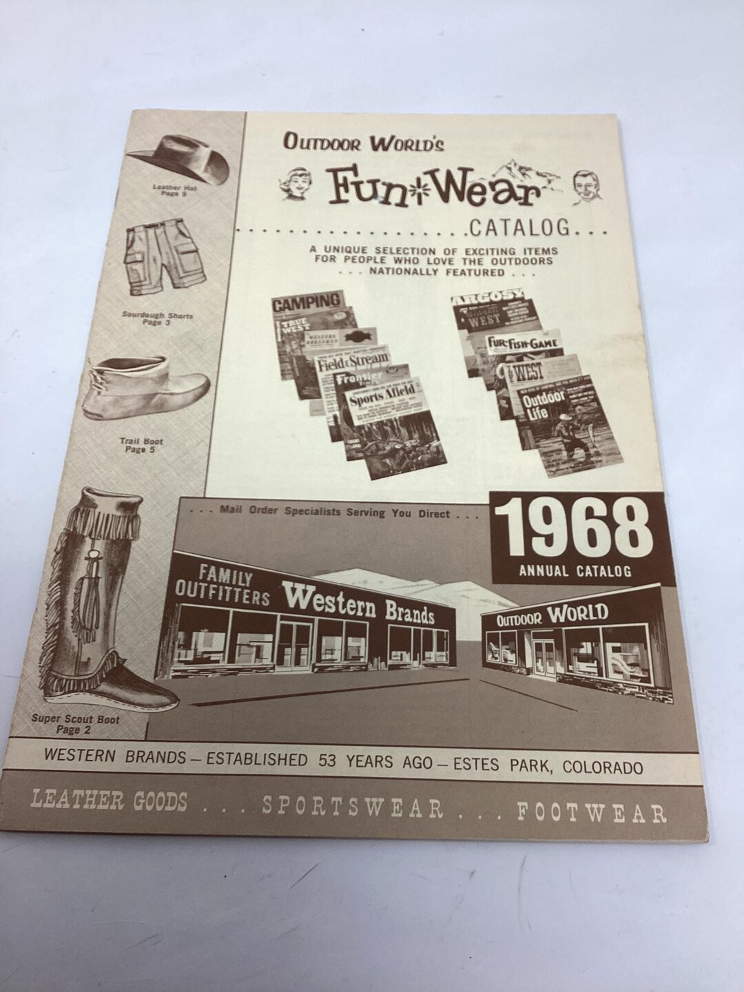 Circa 1960’s Western Brands’ Outdoor World Catalog Etsy