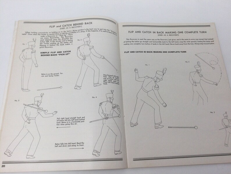 1948 Virginia Page Baton Twirling Instruction Book Etsy