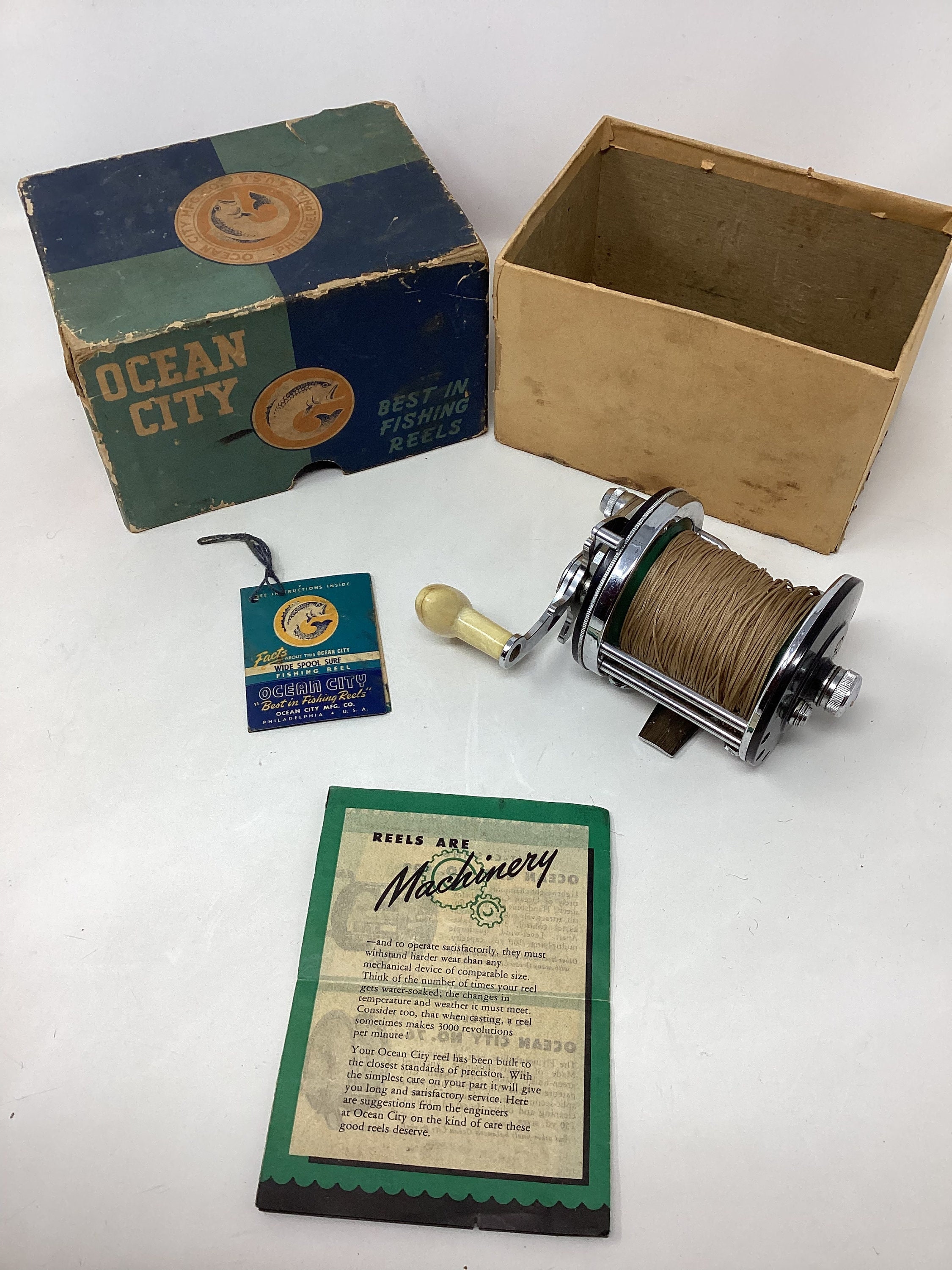 Vintage Shakespeare Empty Fishing Reel Box 1950s With Instructions -   Canada
