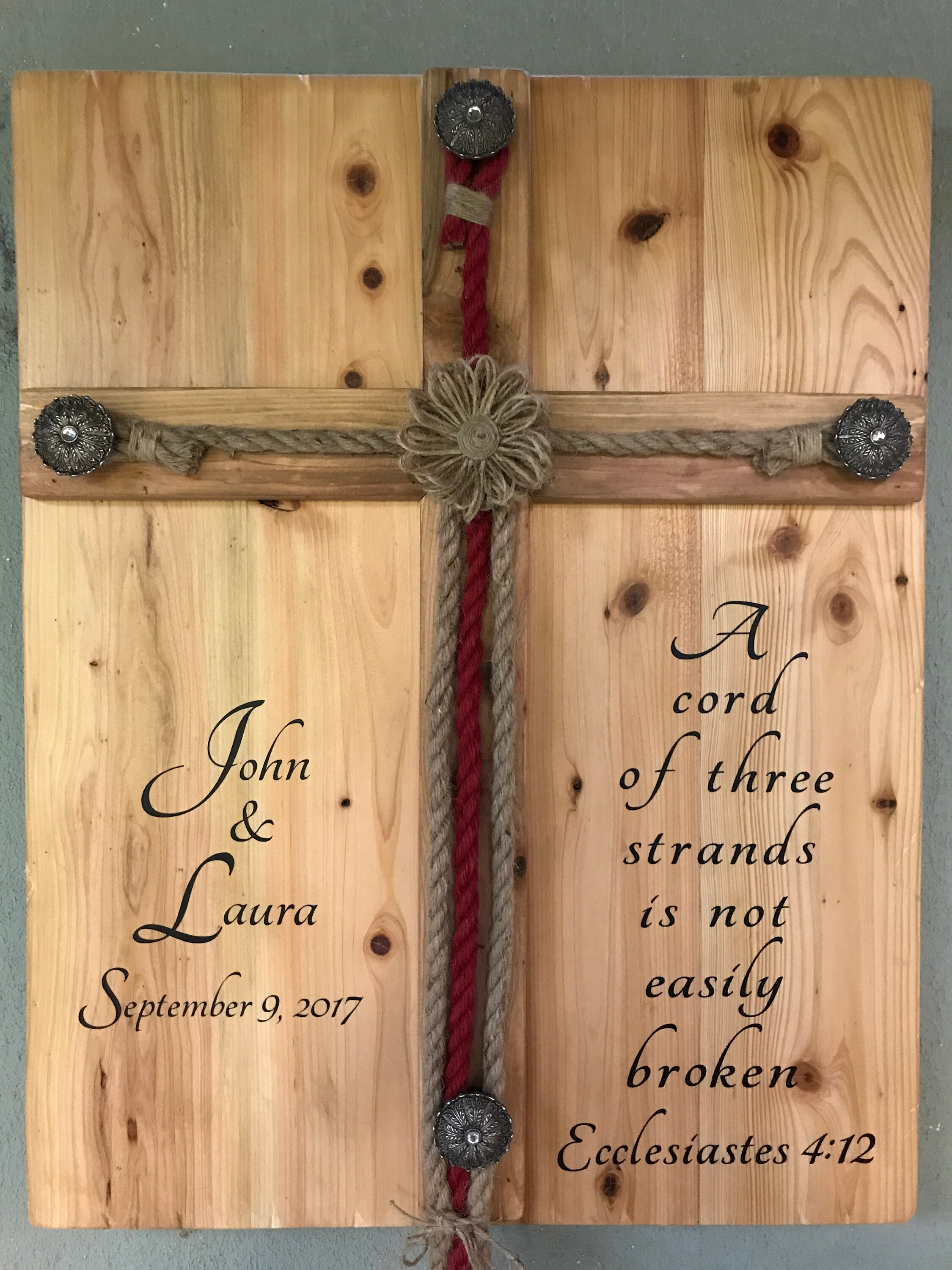 Personalized Rustic Wedding Alternative Unity Ceremony idea A | Etsy