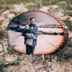Photo On Wood, Wood prints, picture on wood, Gift for new dad,Dad gift, gift for him, perfect for christmas
