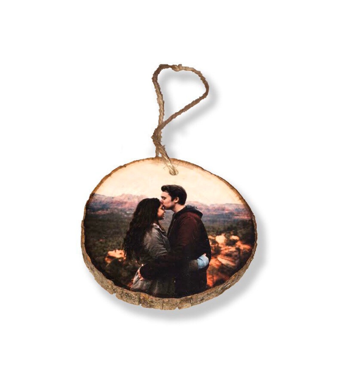 Customised Christmas Tree Ornaments Personalized Wood Print Etsy