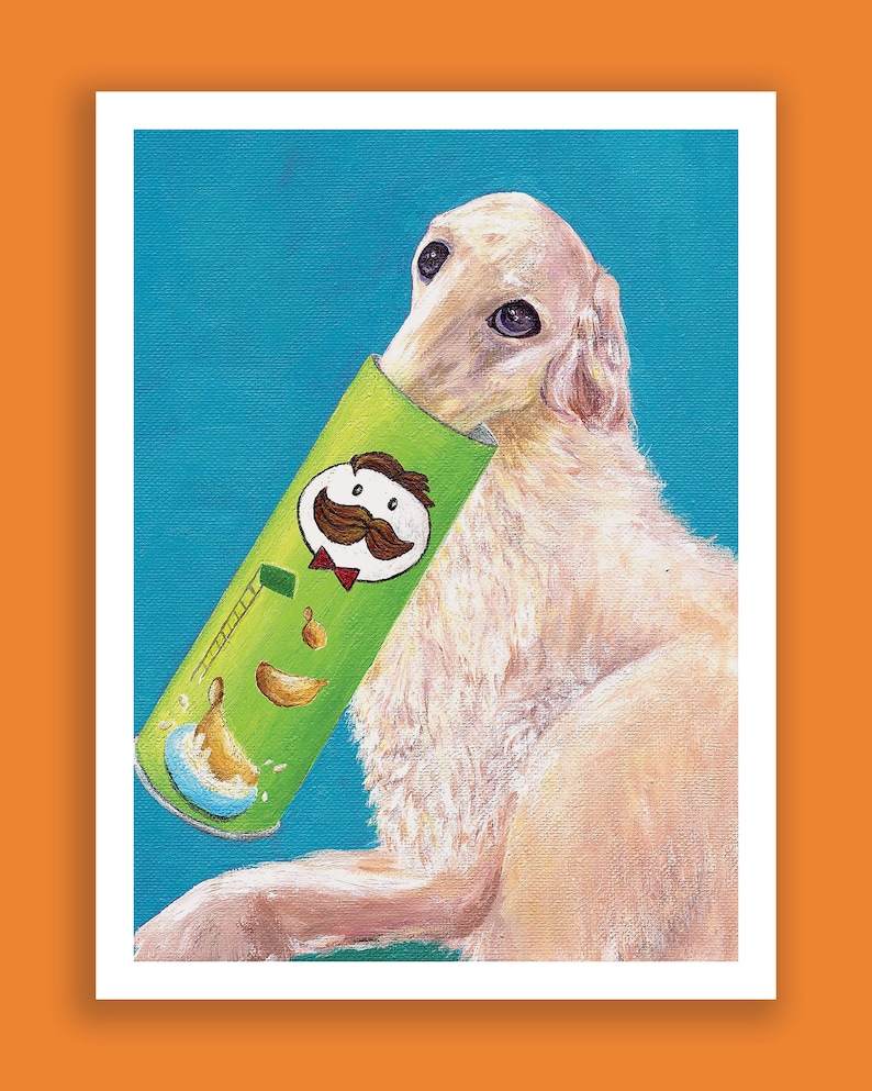 Let Me Do It for You Borzoi Long Boi Wall Art Etsy