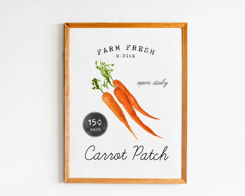 printable-carrot-wall-art-carrot-patch-sign-farmhouse-etsy