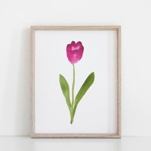Printable Tulip Wall Art Collection - Set of 3 Tulip Prints - Printable ...