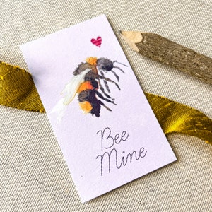 Afdrukbare Bee Valentines - Bee Mine Valentines for Kids - DIY Nature Valentijnsdagkaarten voor kinderen en klasfeestjes - Bumble Bee-kaarten