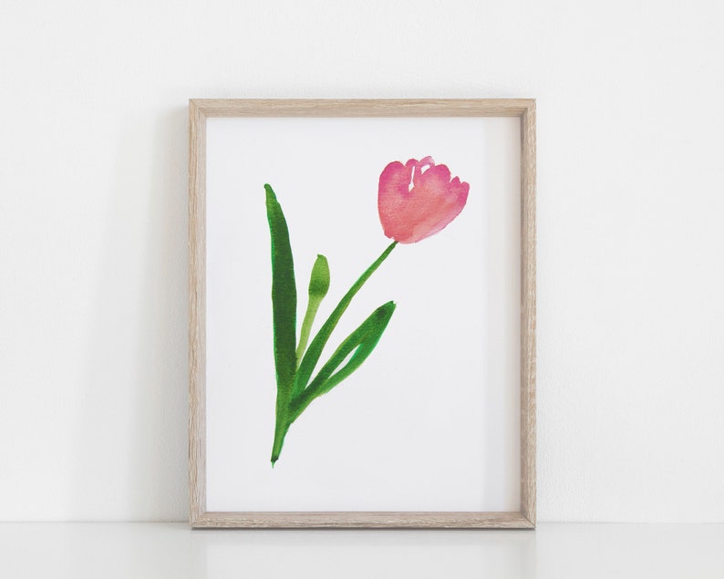 Printable Tulip Wall Art Collection - Set of 3 Tulip Prints - Printable ...