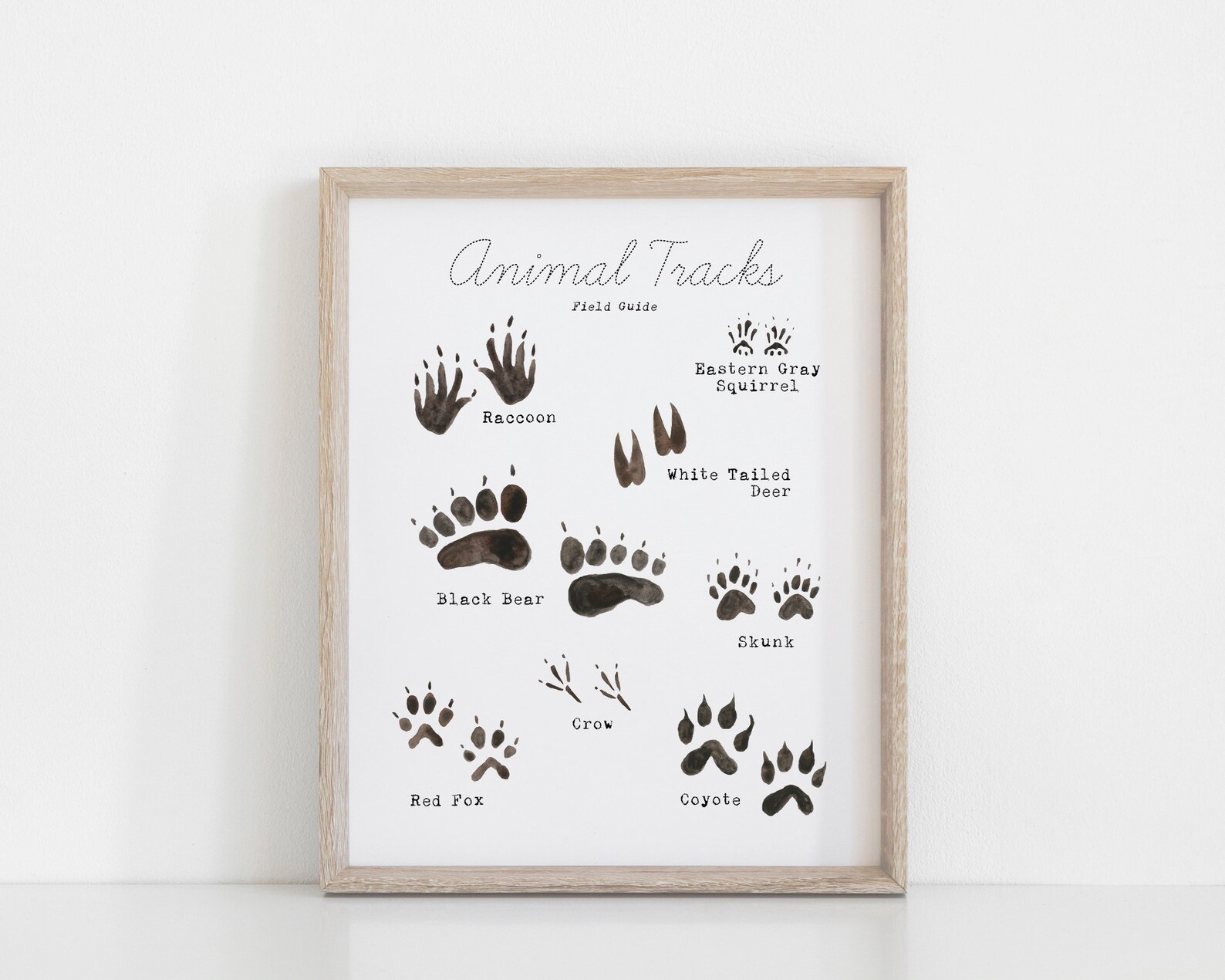 At Home Learning Printables Set of 12 - Wall Decor for Homeschool