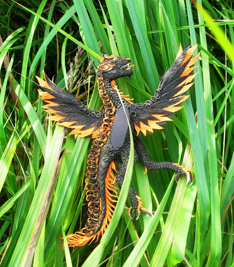 Quetzalcoatl Plumed Serpent Wiver Winged Dragon Winged Serpent Etsy