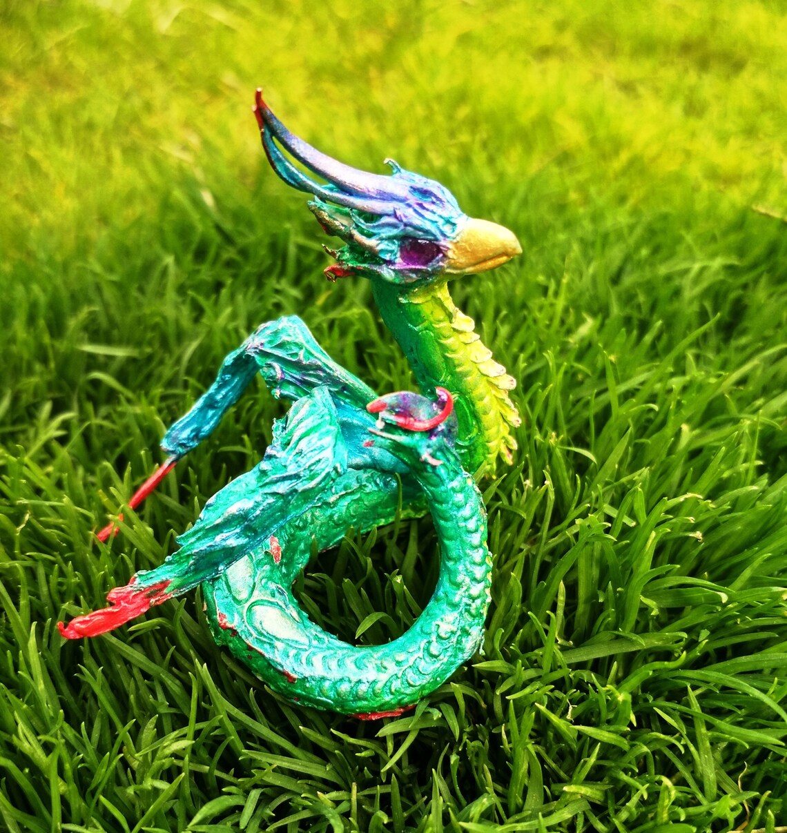 TO ORDER Dragon figurine Small dragon statuette Dragon Etsy