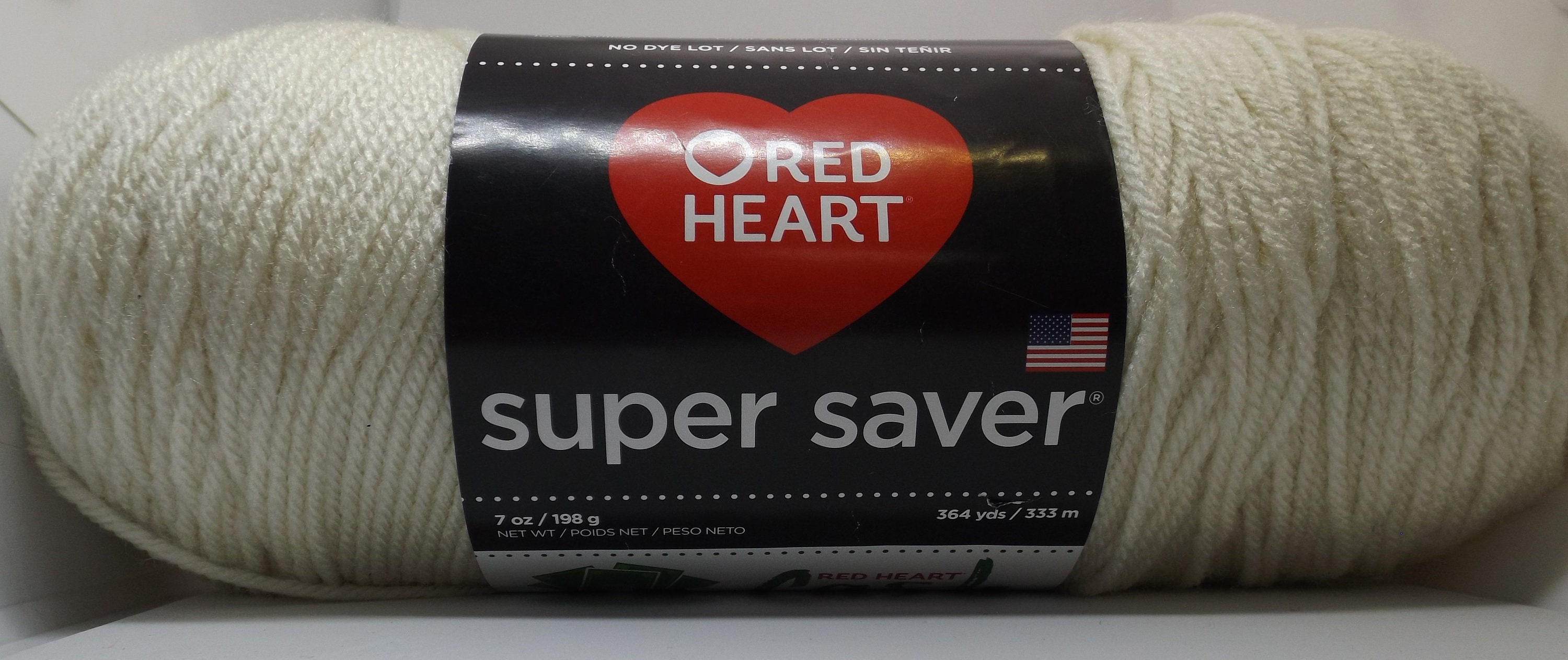 Red Heart Super Saver solid Yarn 0313 Aran 4 Med 7oz 364 Yards knitting,  Crochet 