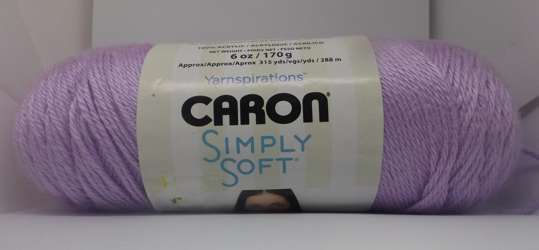 Caron Simply Soft Yarn Orchid 9717 6 Ounce Balls 170 Grams 315 Yards 4