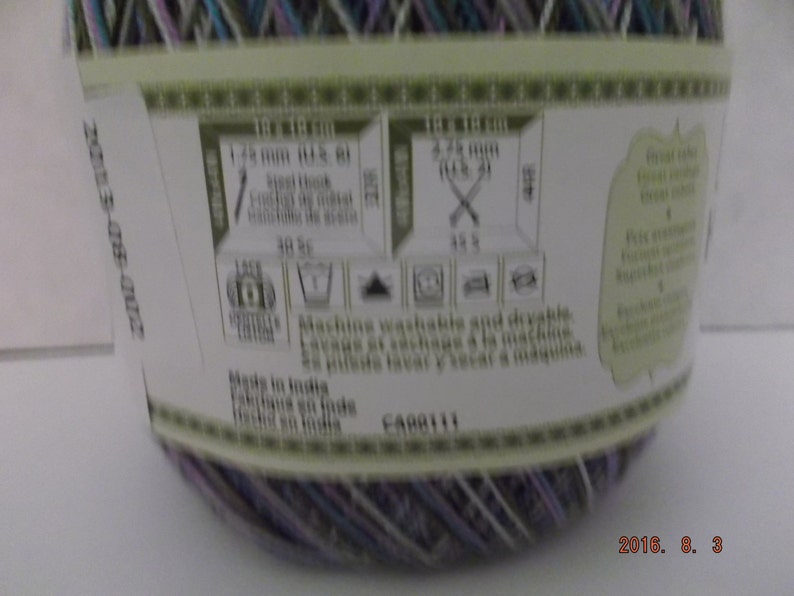 Bernat Handicrafter Crochet Thread Variegated Size 5 Urban Etsy Hong Kong