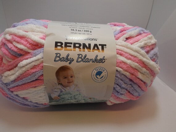Bernat baby blanket yarn blue hotsell