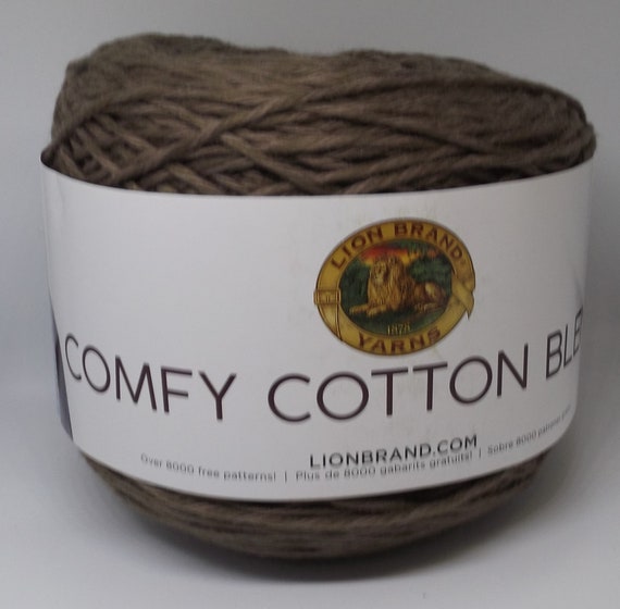 Lion Brand Comfy Cotton Blend 125 Mochaccino 7 Oz/200 Grams 392