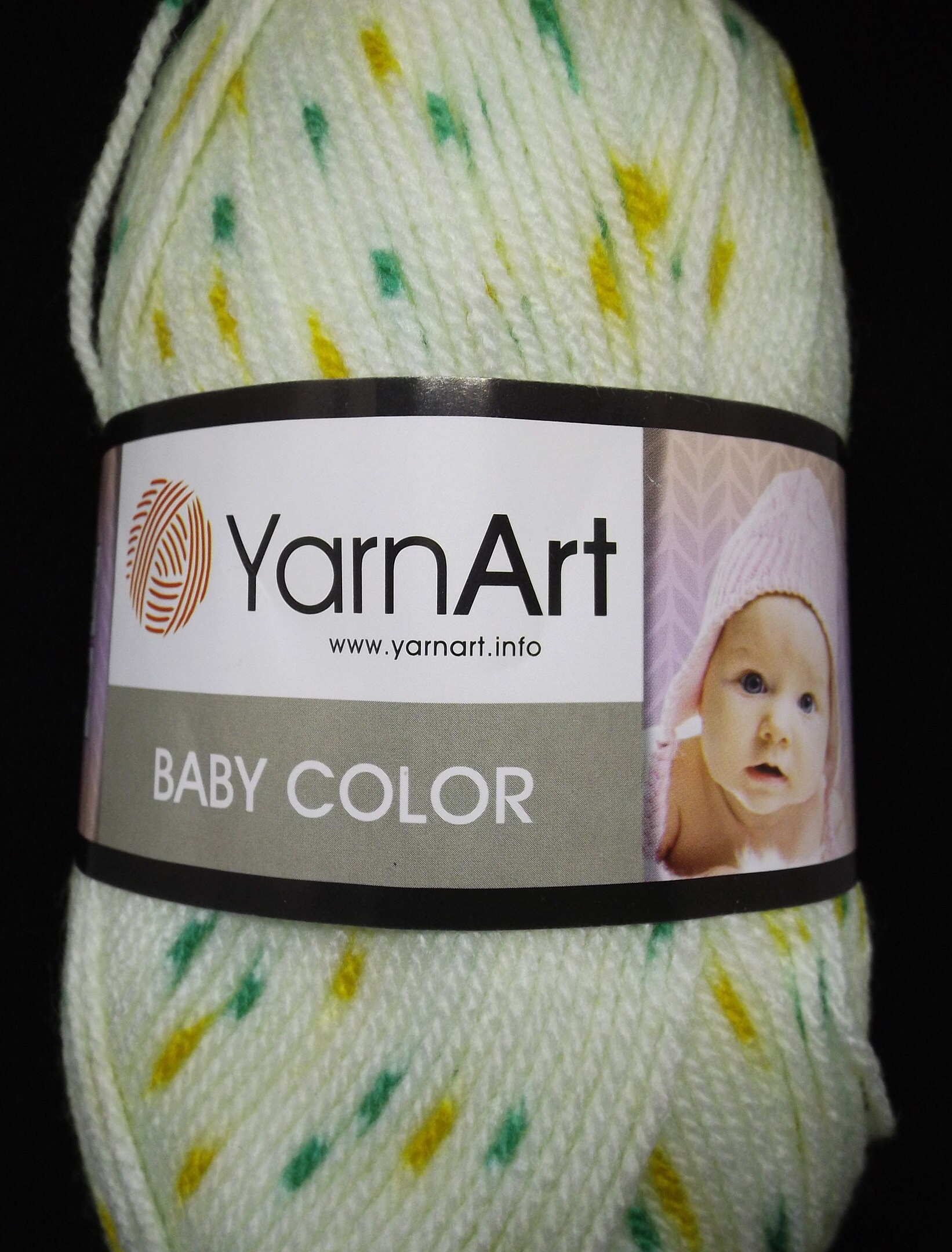 Yarnart Baby Color Yarn Yellow 5133 50 Grams 164 Yards - Etsy