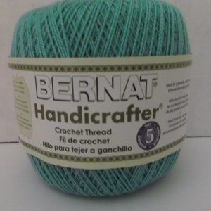 Bernat Handicrafter Crochet Thread Size 5 Still Water 3 oz 371 Yards image 1