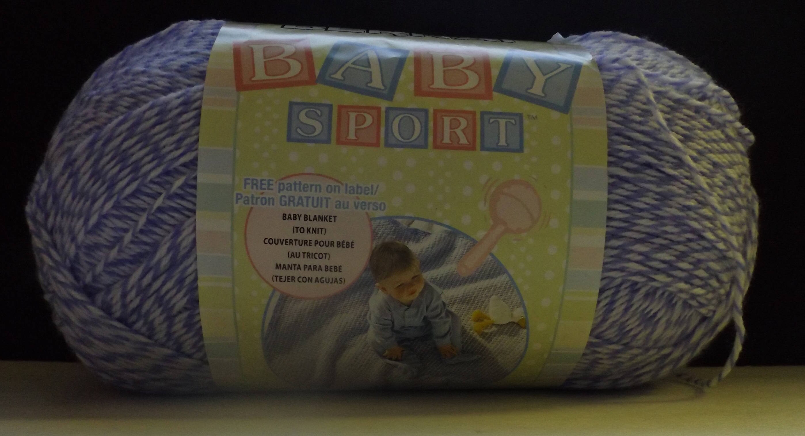 Bernat Baby Sport Yarn Jumbo Ball Lilac Marl 300 Grams Etsy