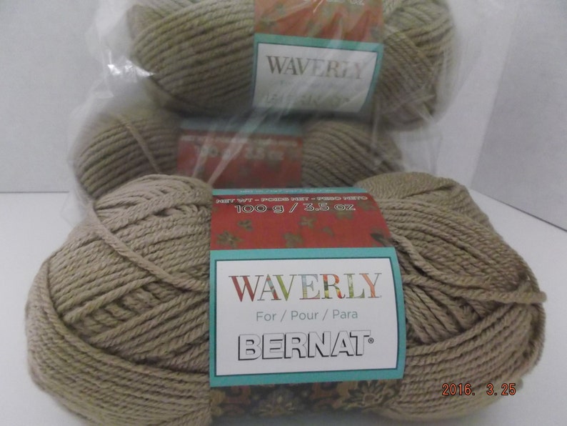 Bernat Waverly Yarn Colour 55011 Antique 100 Grams 197 Etsy