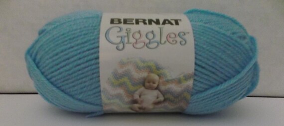 Bernat giggles Yarn Cheerful Blue 100 grams 3.5 oz 185 yards4 Worsted Weight Etsy Ireland