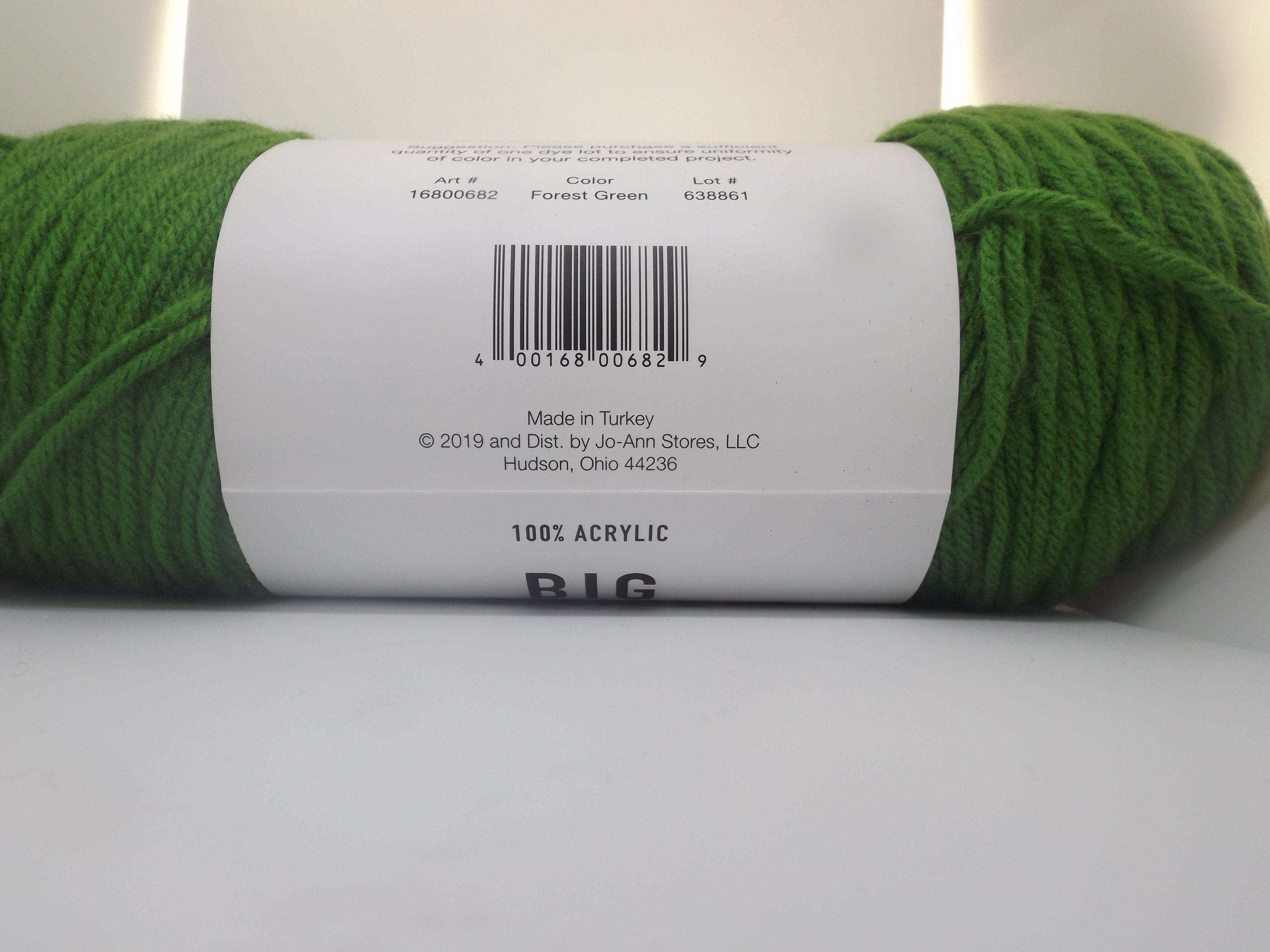 Big Twist 6oz Solid Medium Weight Acrylic 380yd Value Yarn - Ivory - Big Twist Yarn - Yarn & Needlecrafts