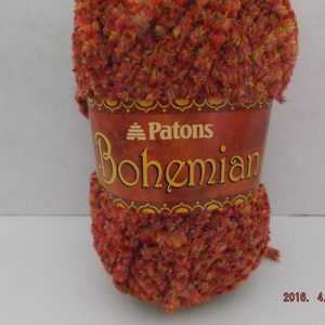 Patons Bohemian Yarn ~ #6 Super Bulky~ Colour: Coral Sunrise ~ 80 grams