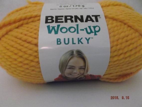 Bernat Wool up Bulky Yarn,mulitplecolours, 170g/6oz Gage 6 Super