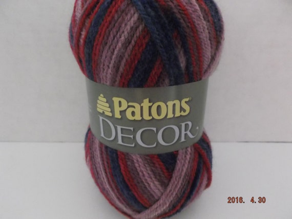 Patons Decor Yarn Wool Blend Escape Variegated 4 Etsy