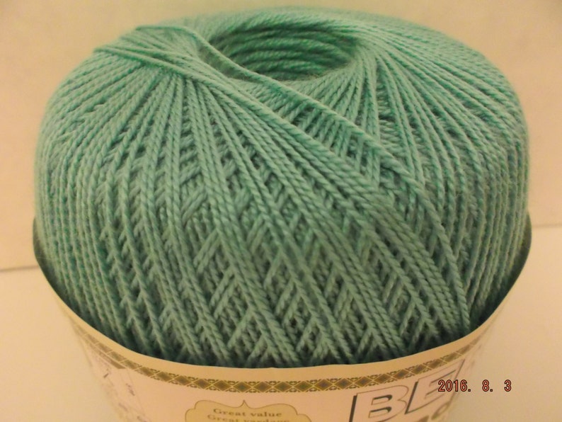 Bernat Handicrafter Crochet Thread Size 5 Still Water 3 oz 371 Yards image 5