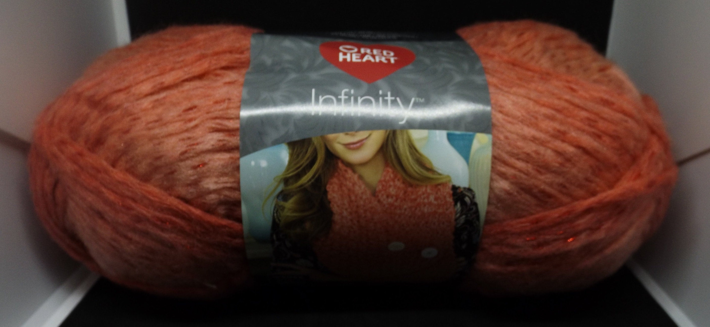 Red Heart Infinity Yarn Soft Ombre Metallic Super Bulky Yarn for