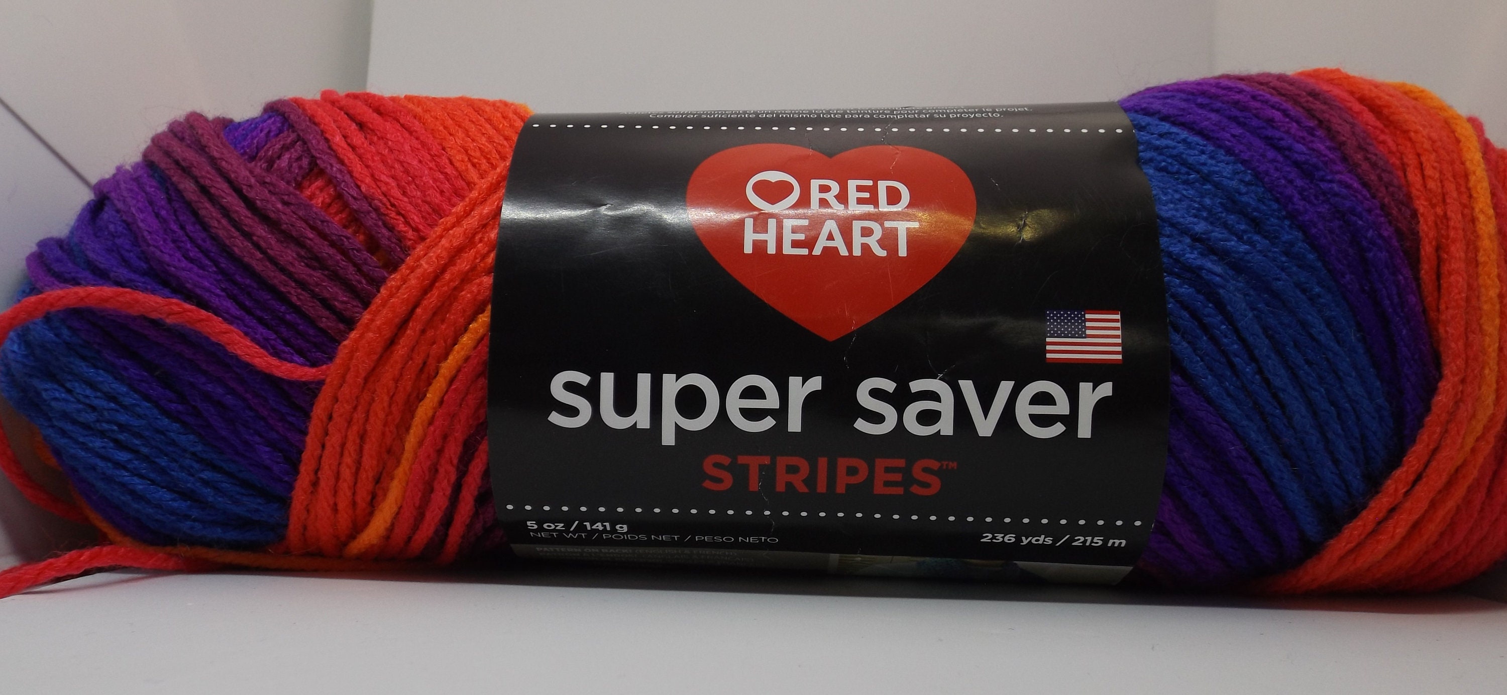 Red Heart Purple Super Saver Ombre Yarn (4 - Medium), Free Shipping at Yarn  Canada