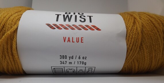 NEW Big Twist Value Yarn 100% Acrylic Worsted Weight #4, 6oz