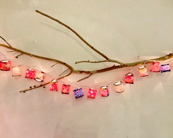 Japanese Paper Lanterns with Fairy Lights: 20 Bulbs LIGHTS