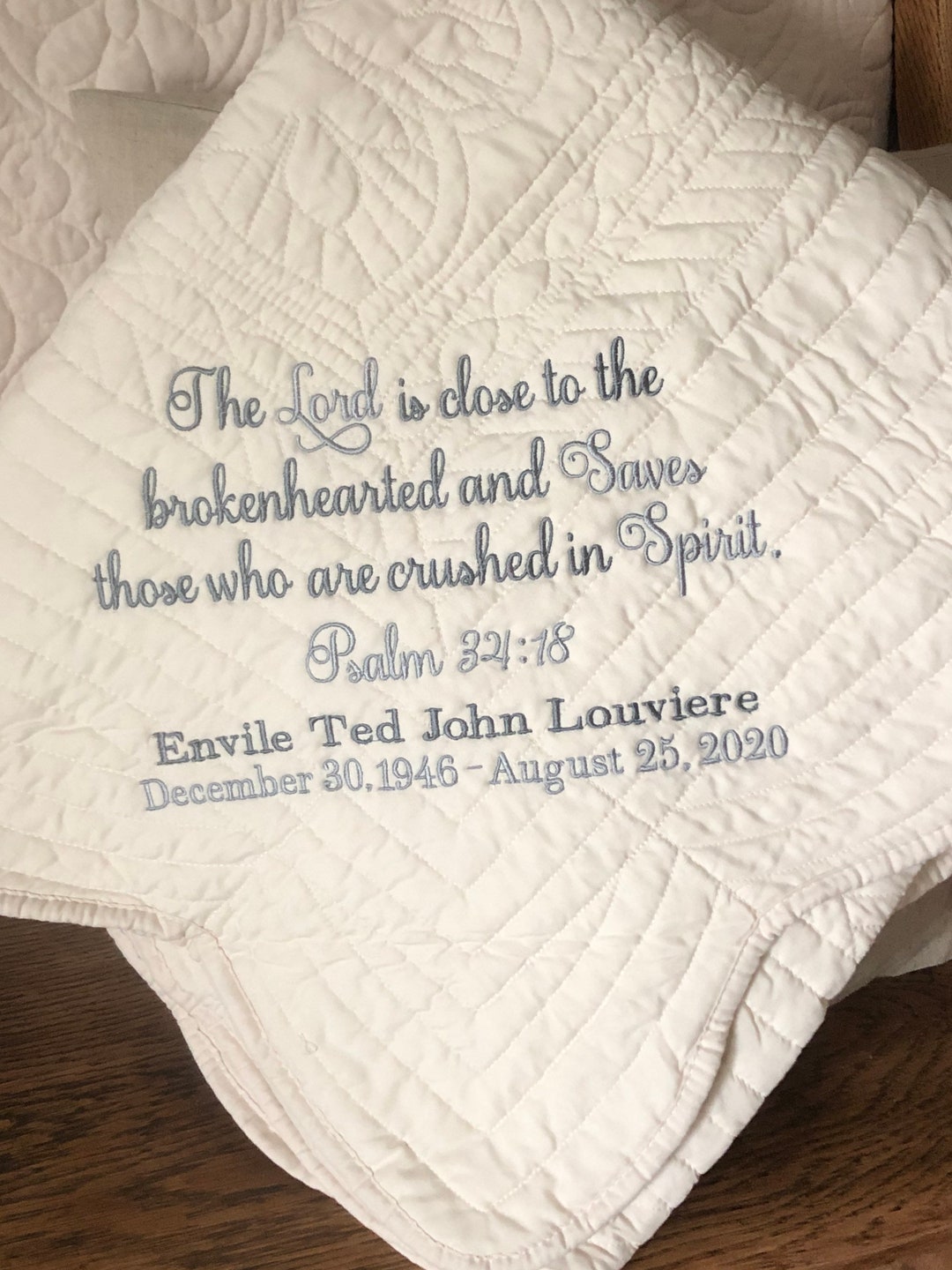 Memory Gift Sympathy Quilt Sympathy Gift Memory Quilt Etsy