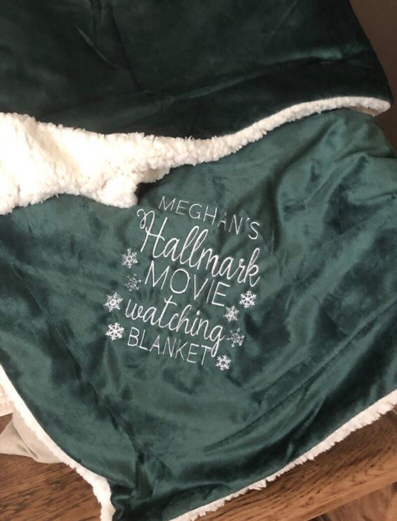 Personalized Movie Watching Blanket Movie Blanket Hallmark Etsy