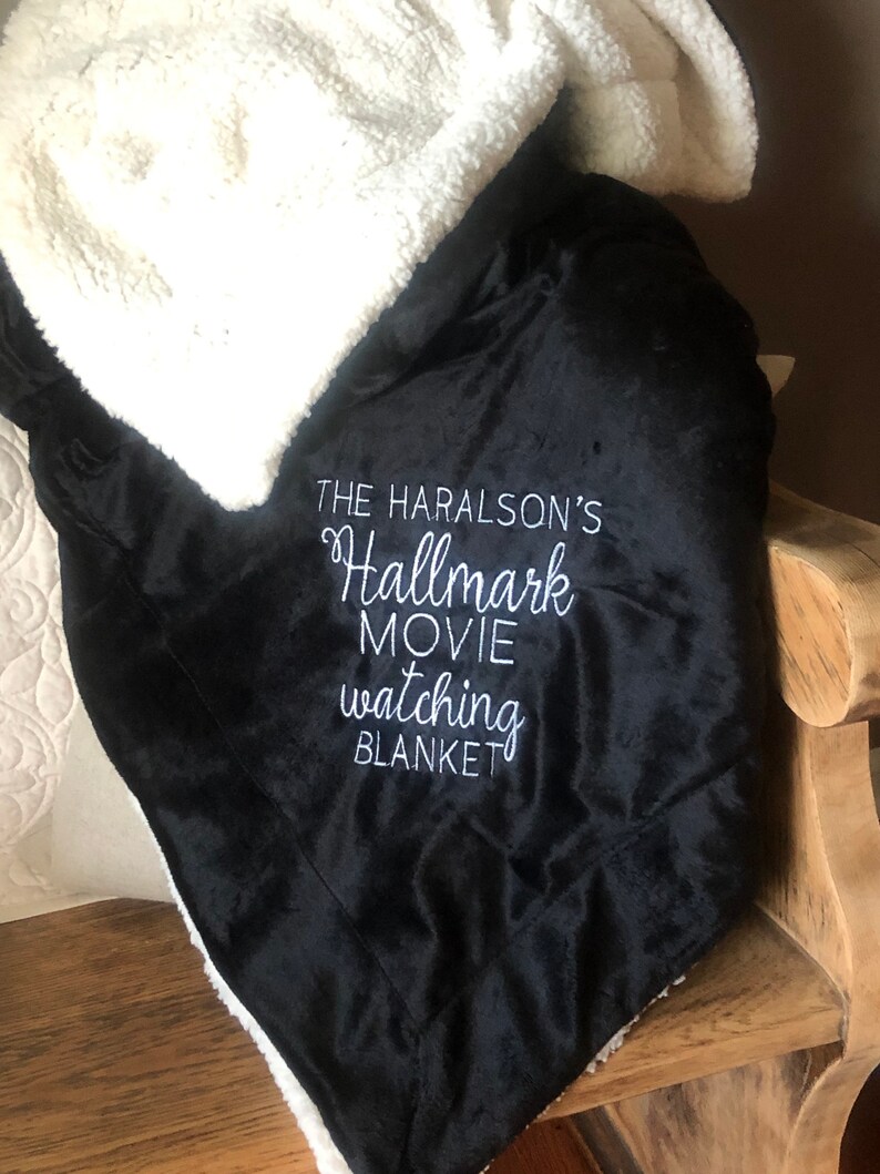 Wedding Gift Movie Watching blanket personalized Personalized Wedding Blanket Monogrammed Blanket Monogrammed gift Anniversary Blanket